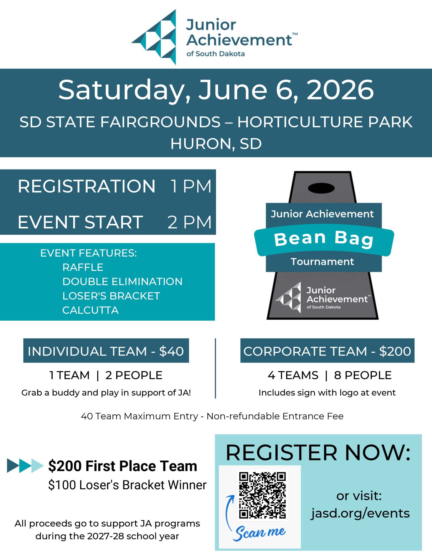 Junior Achievement Bean Bag Tournament